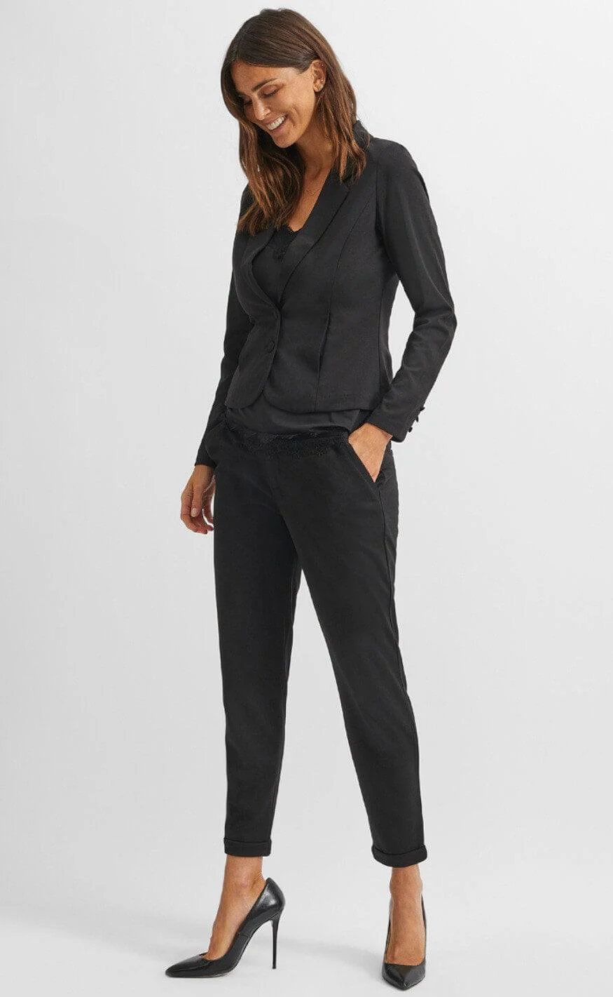 Freequent Bukser - Nanni Ankle - Black - Image 4