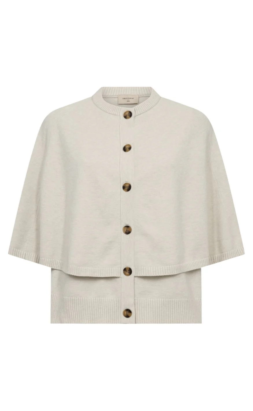 Freequent Cardigan - Cappa - Moonbeam Melange - Image 2