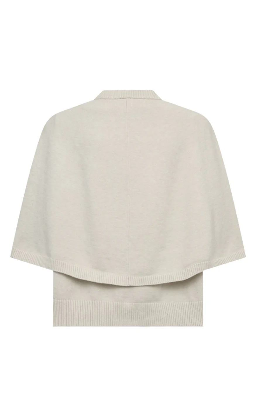 Freequent Cardigan - Cappa - Moonbeam Melange - Image 4
