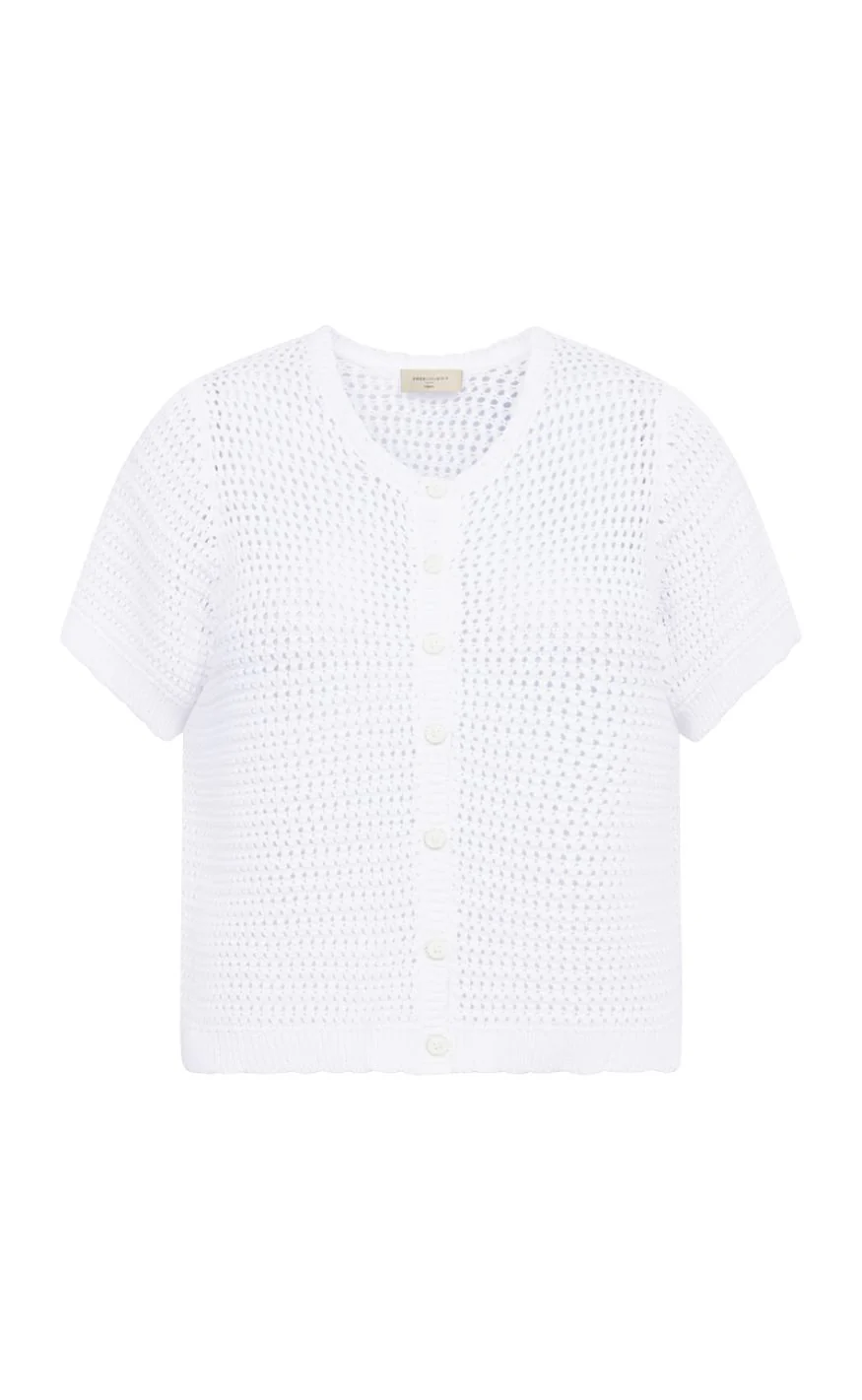 Freequent Cardigan - Tota - Brilliant White