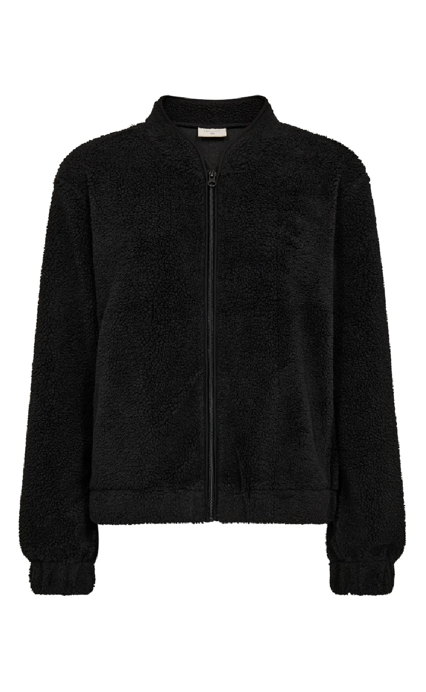 Freequent Jakke - Teddy - Black