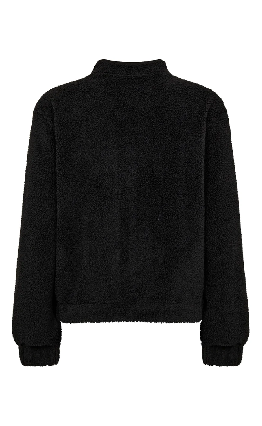 Freequent Jakke - Teddy - Black - Image 3
