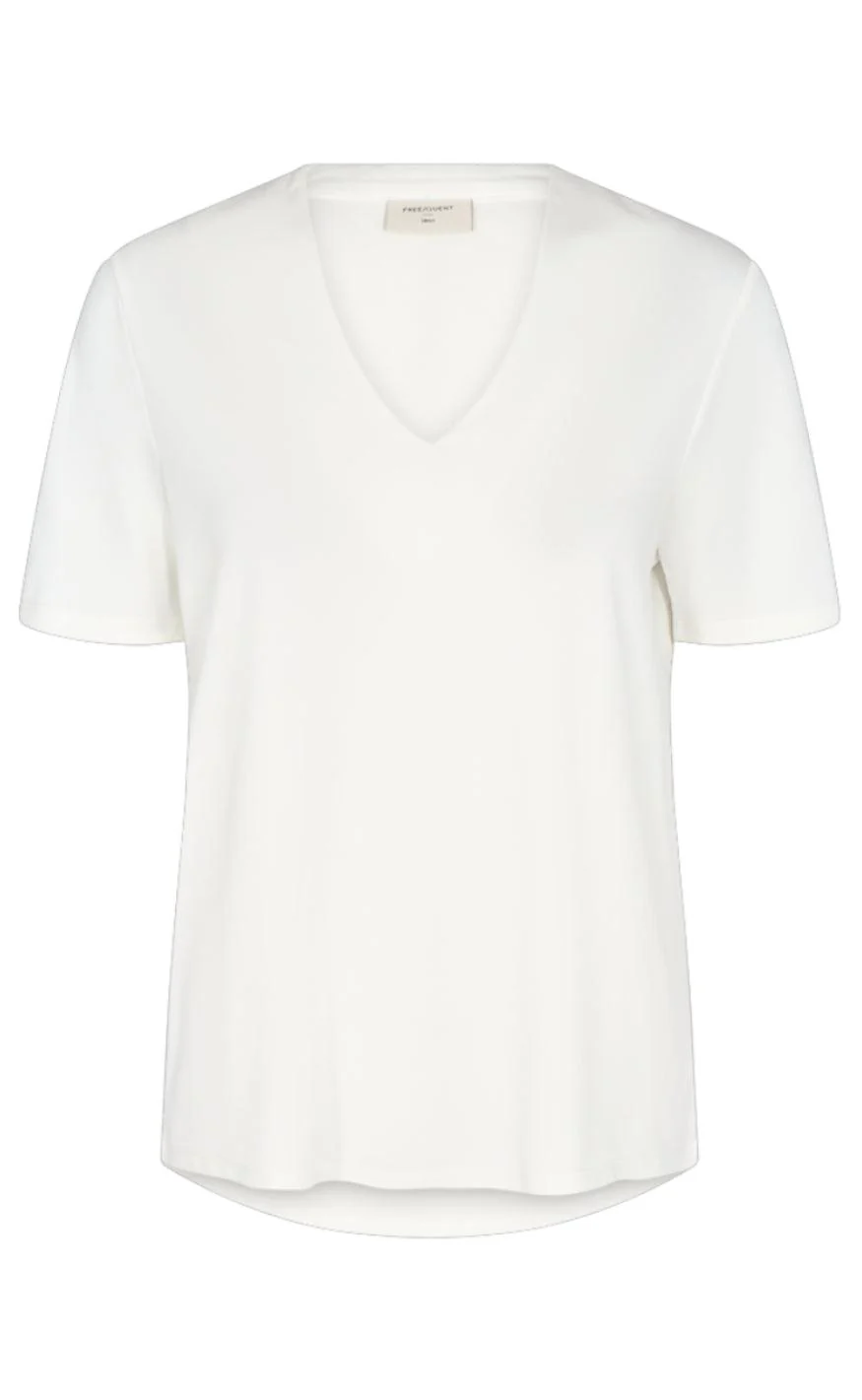 Freequent Bluse - Yr - Off White