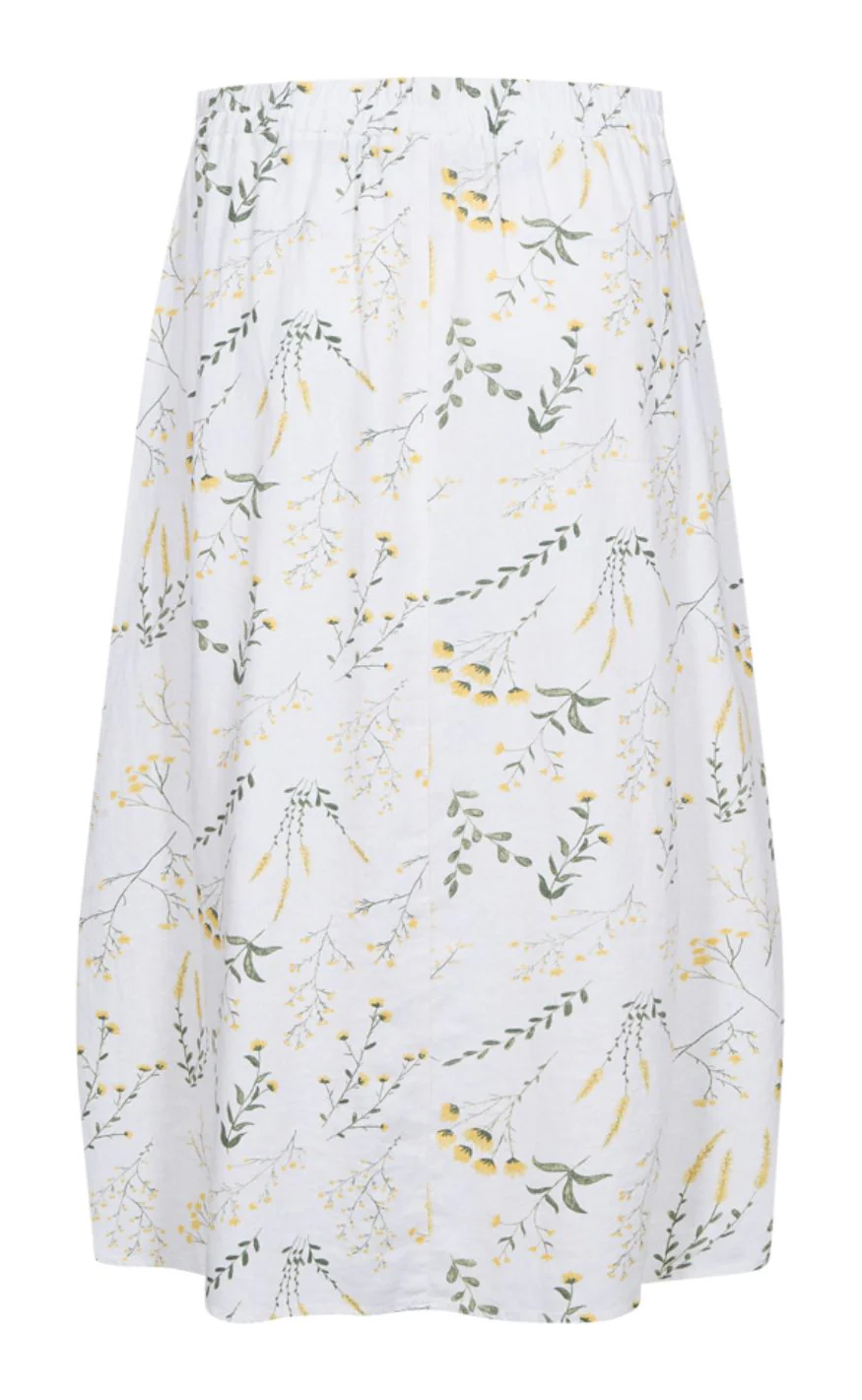 Freequent Nederdel - Laluna - Brilliant White w. Golden Haze - Image 2