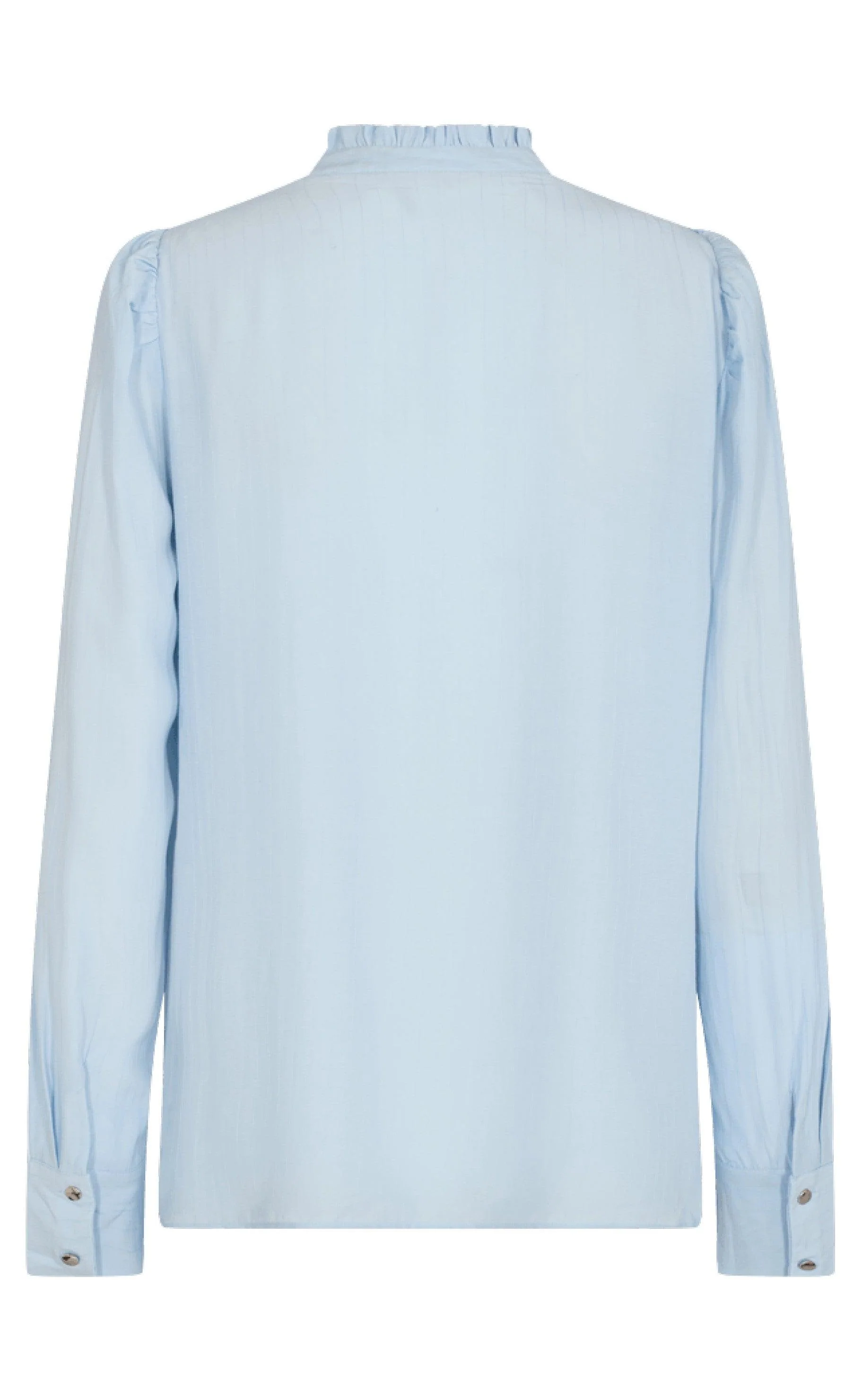 Freequent Skjorte - April - Forever Blue / Chambray Blue - Image 3