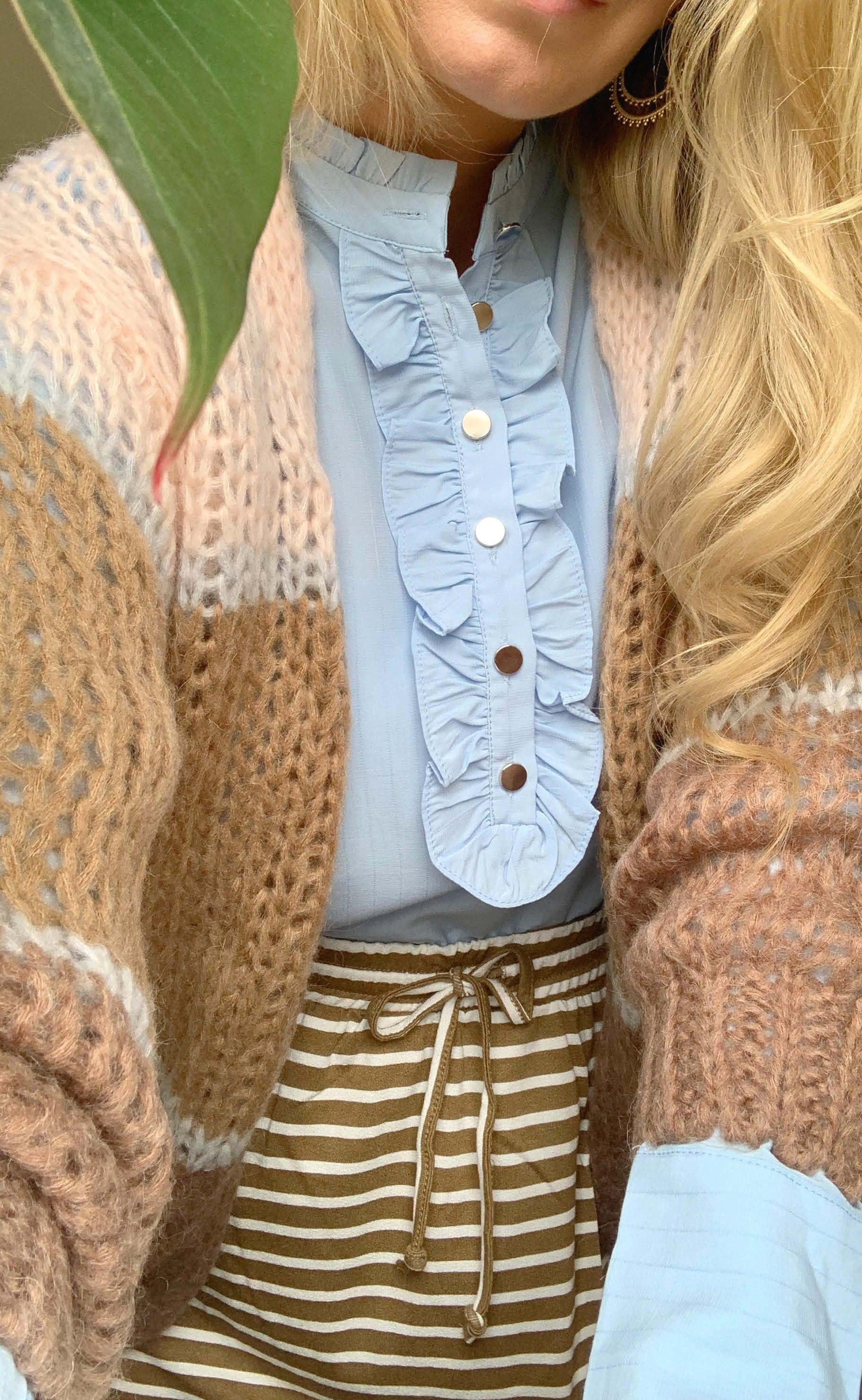 Freequent Skjorte - April - Forever Blue / Chambray Blue - Image 7