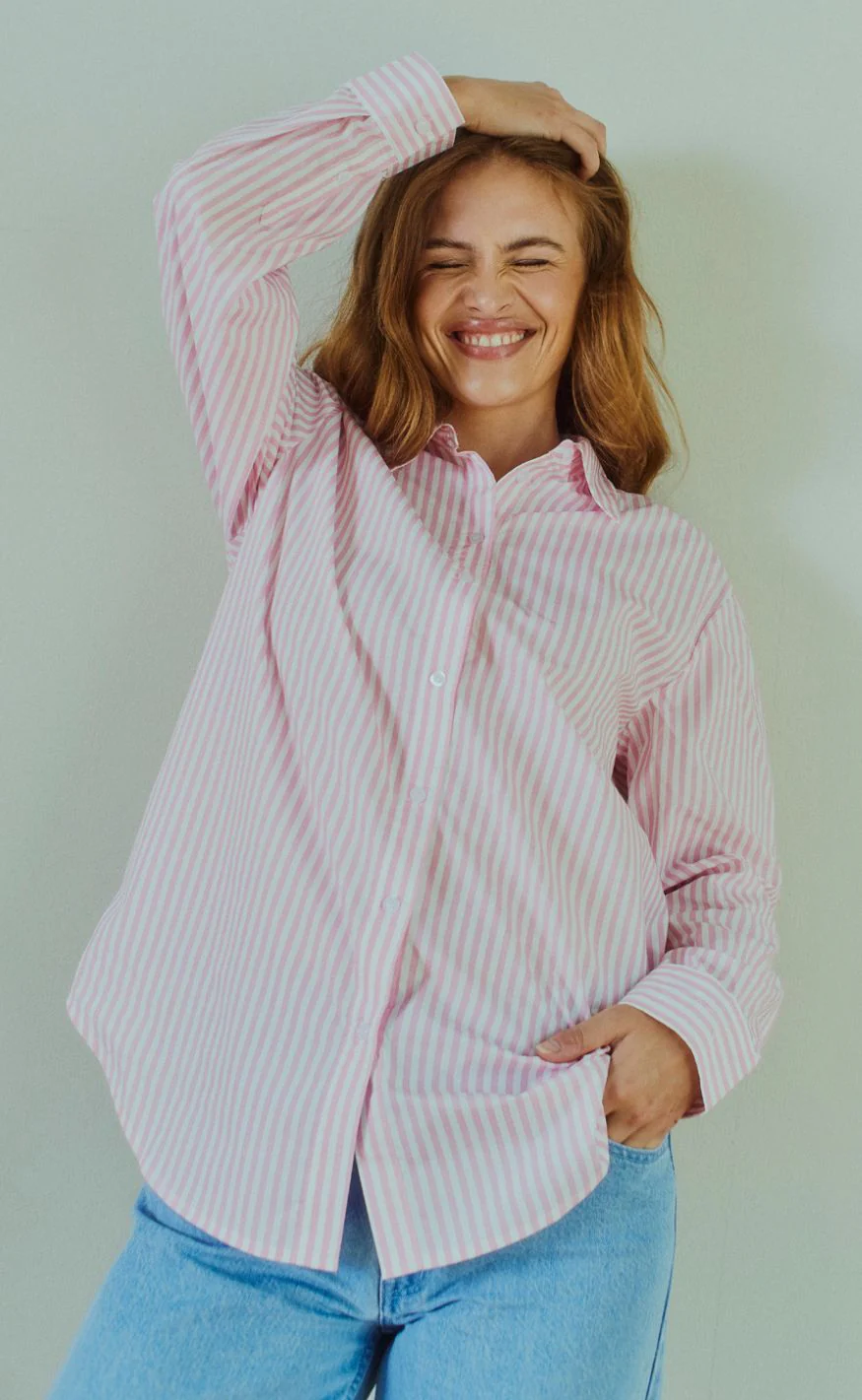 Freequent Skjorte - Jollie - Star Off-White w. Sweet Lilac - Image 2