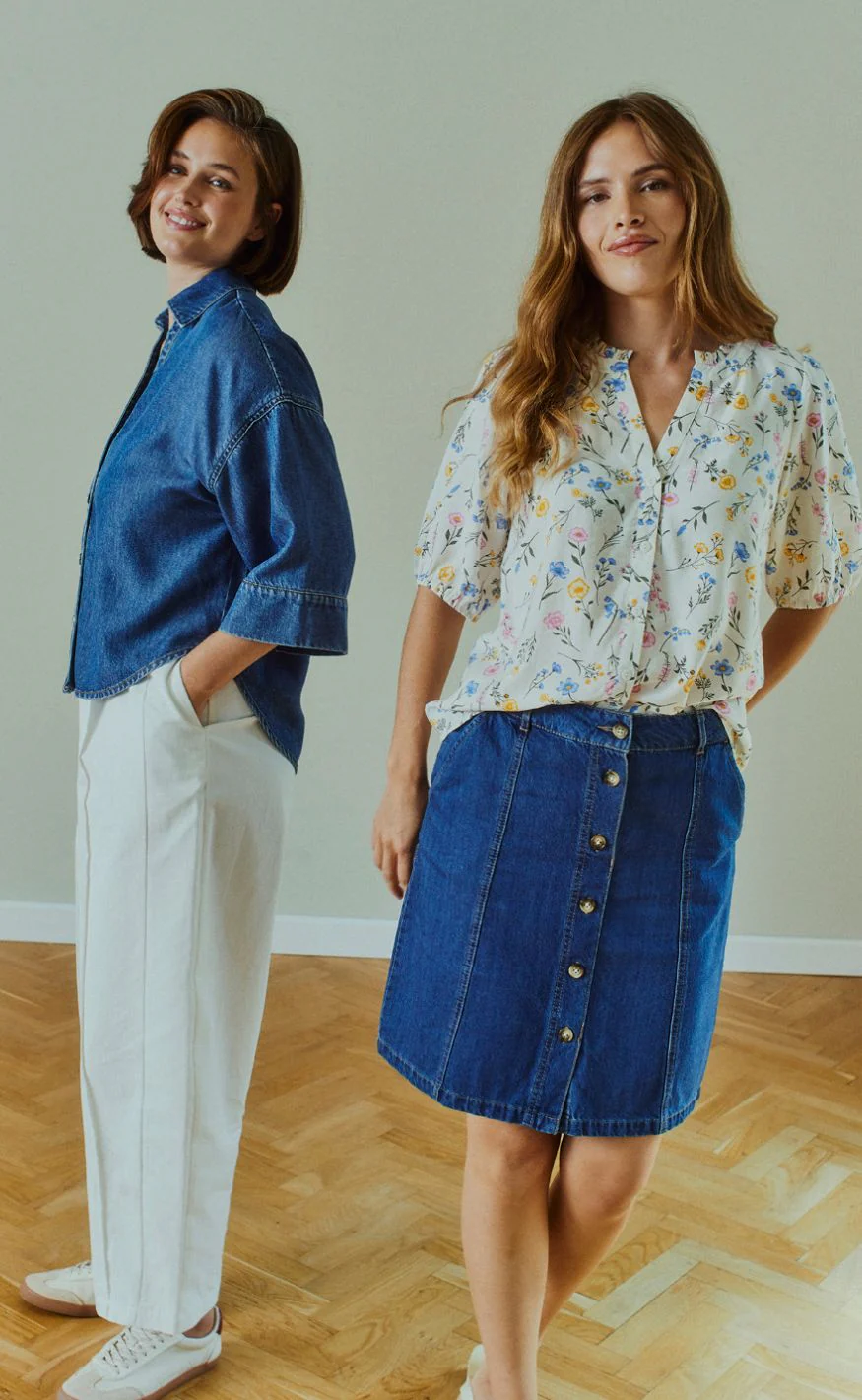 Freequent Skjorte - Milo - Medium Blue Denim - Image 3