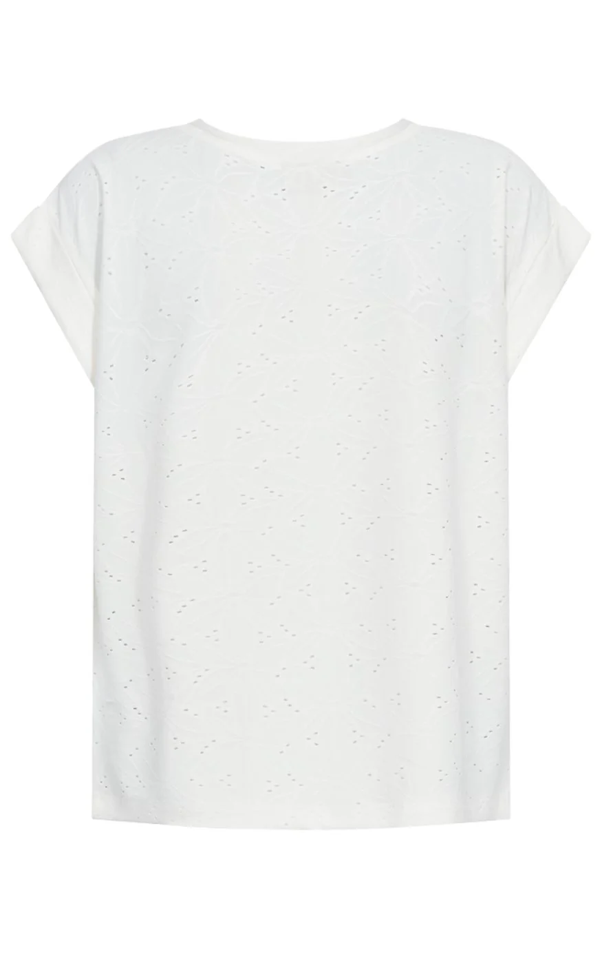 Freequent T-shirt - Blond - Off-white - Image 2