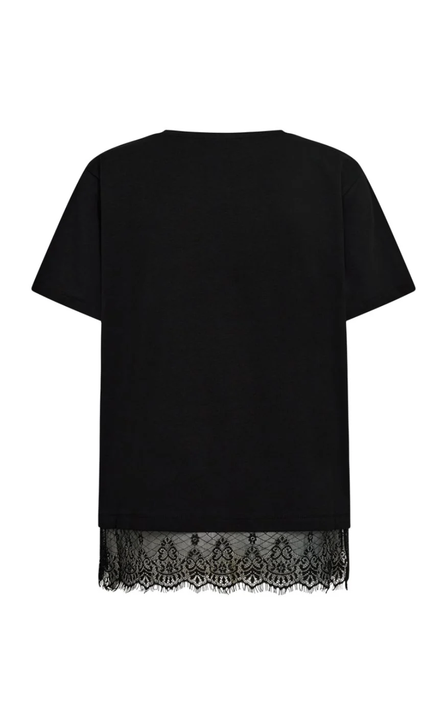 Freequent T-shirt - Sure - Black - Image 2