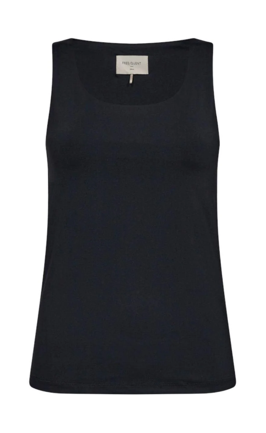 Freequent Top - Sonia - Black