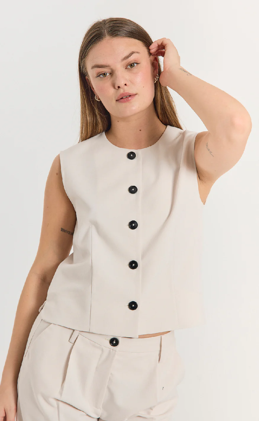 Freequent Vest - Maeve - Moonbeam - Image 2