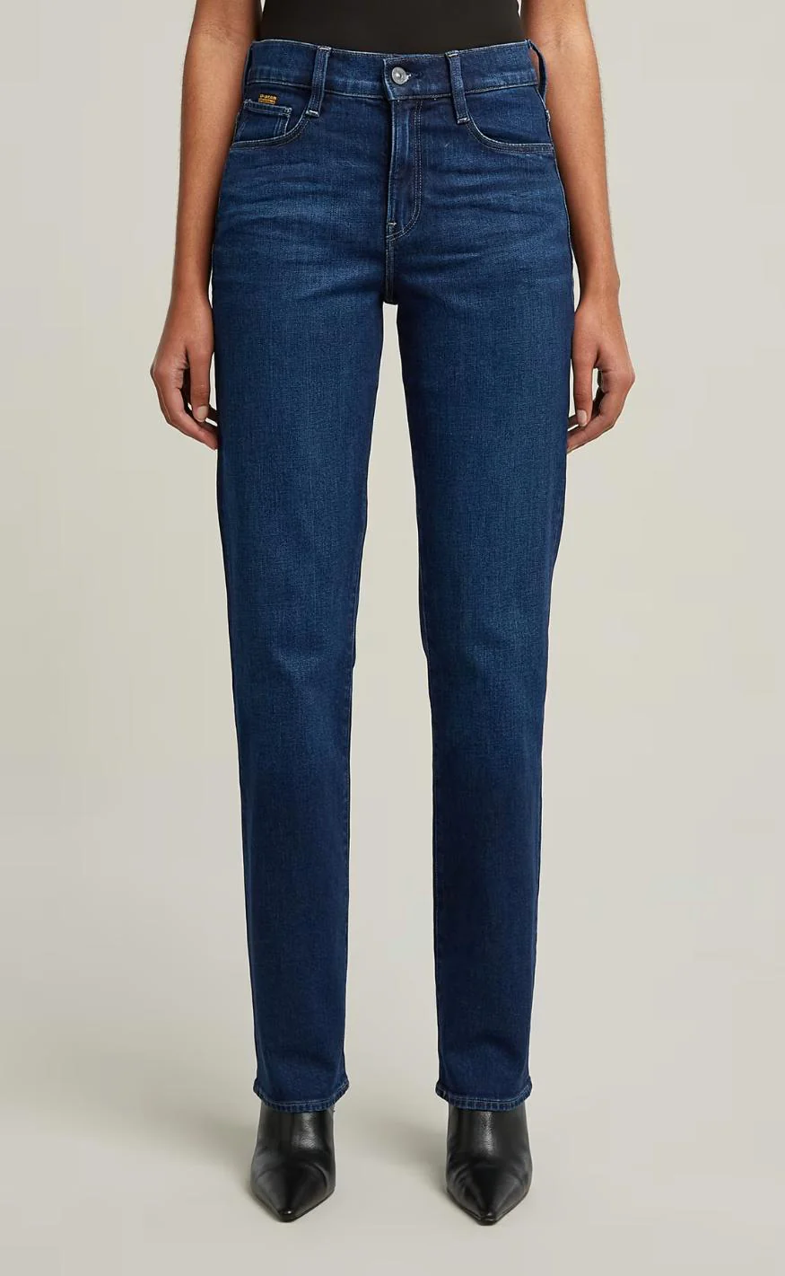 G-STAR Bukser - Strace Straight - Worn In Aster Blue