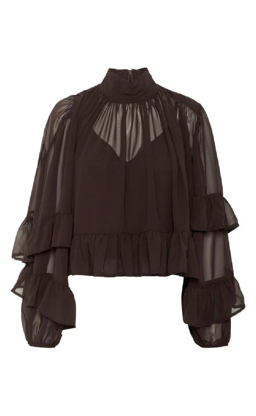Gestuz Bluse - Mio - Mole - Image 2