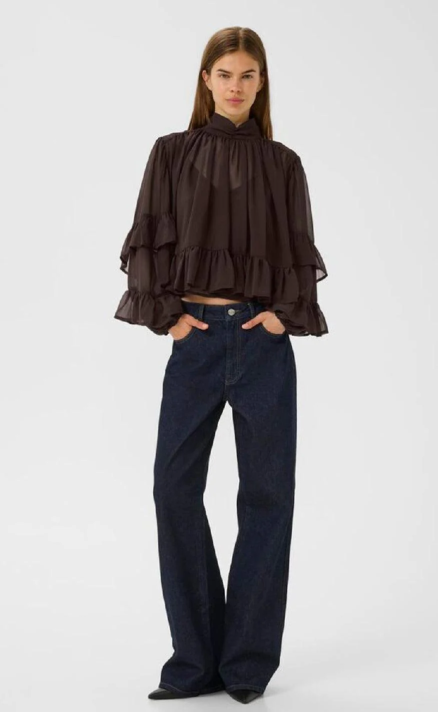 Gestuz Bluse - Mio - Mole - Image 7