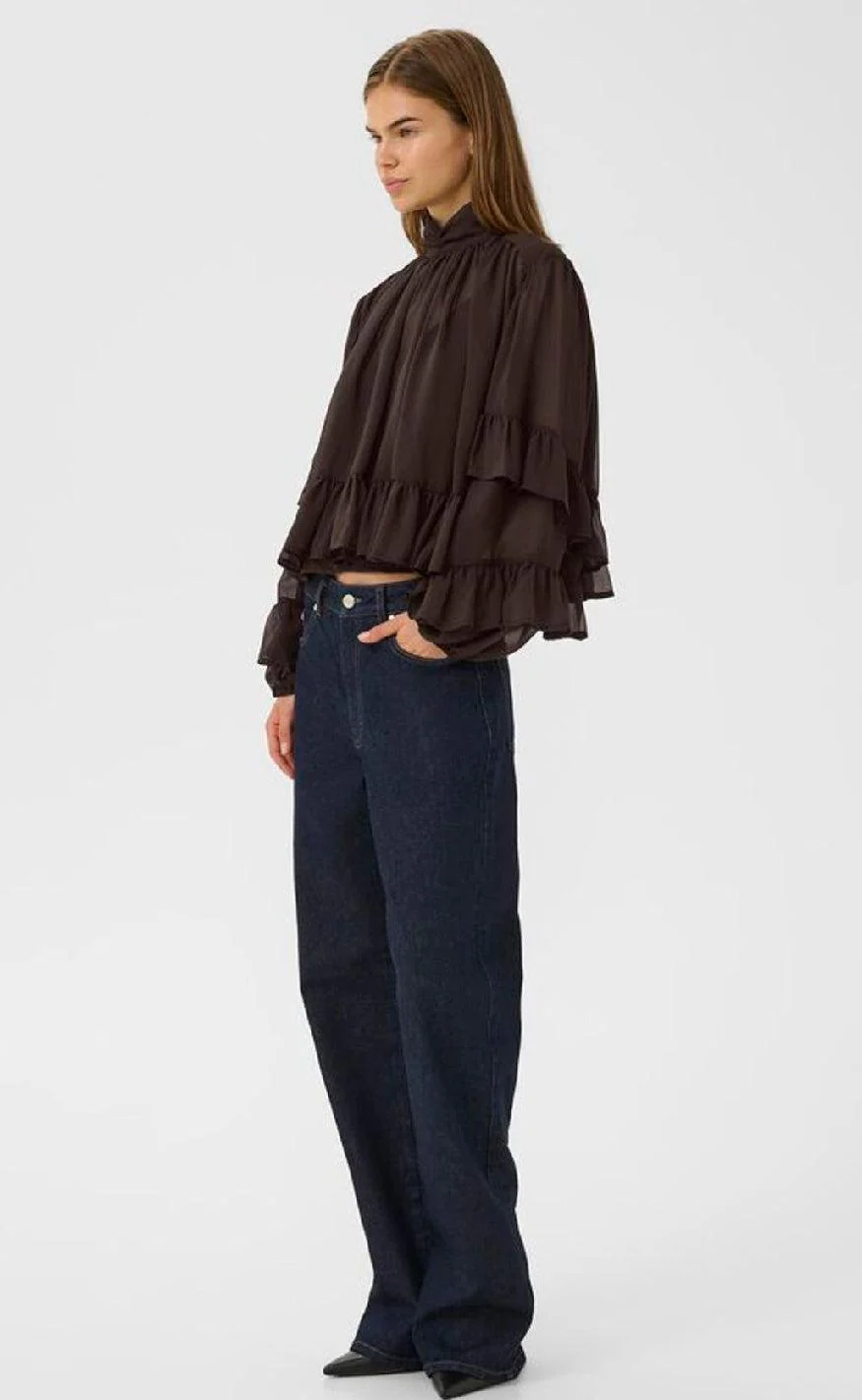 Gestuz Bluse - Mio - Mole - Image 8