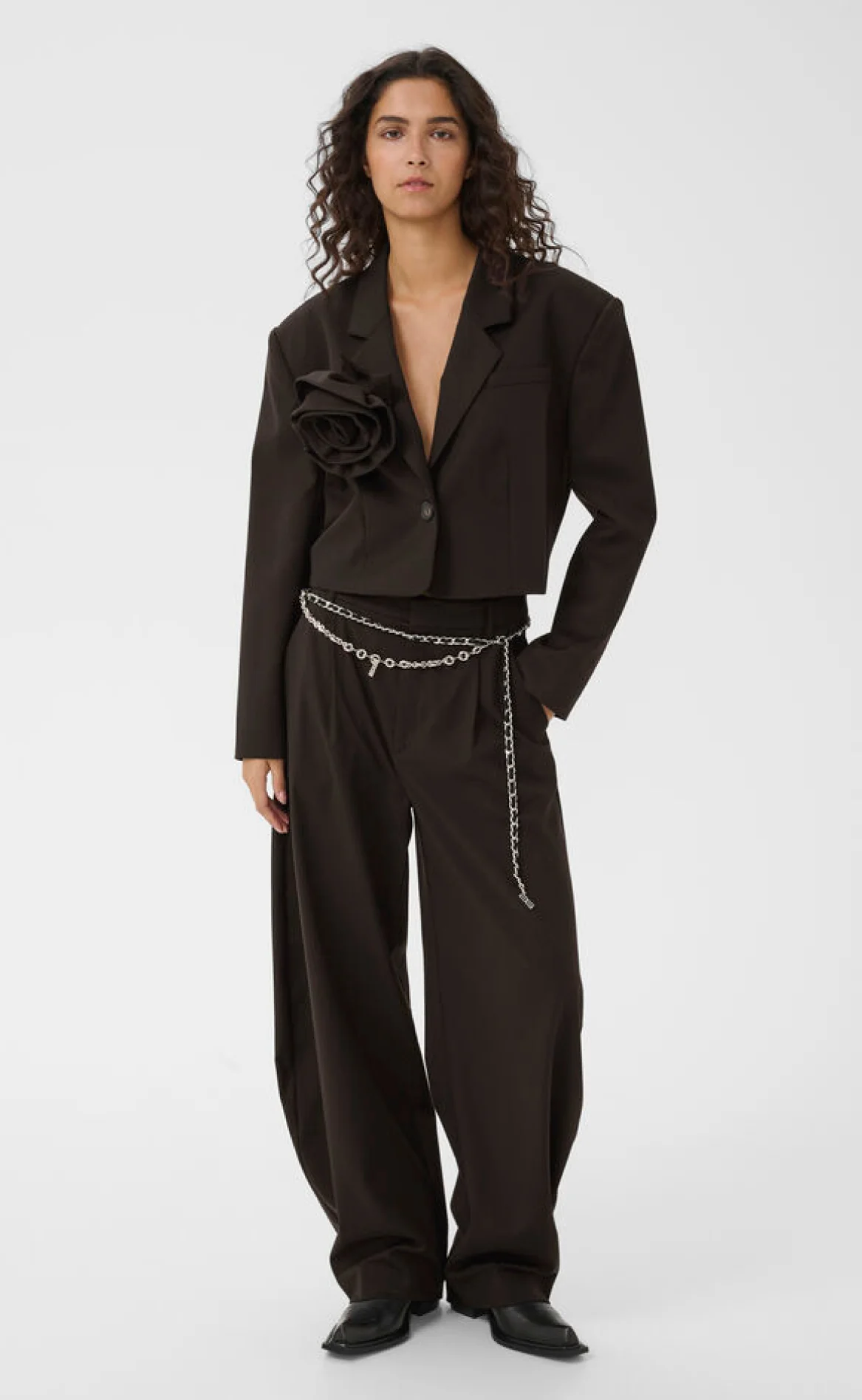 Gestuz Bukser - Callia Barrel - Black - Image 5