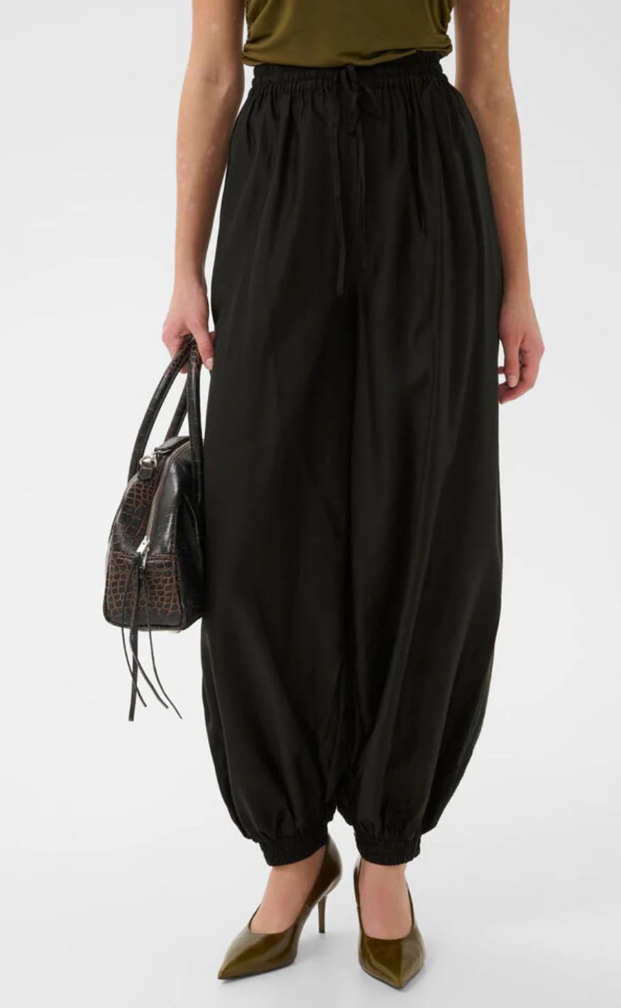 Gestuz Bukser - Siora Balloon - Black - Image 5