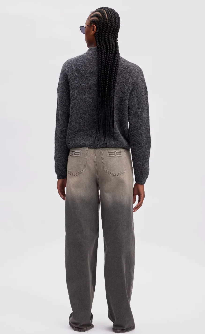 Gestuz Cardigan - Alpha - Charcoal Melange - Image 5