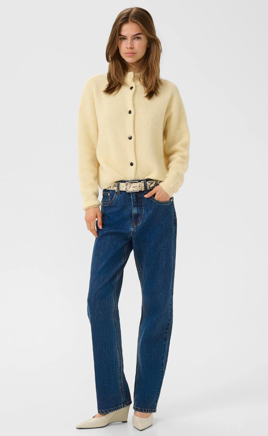 Gestuz Cardigan - Alpha - Frozen Dew Melange - Image 9