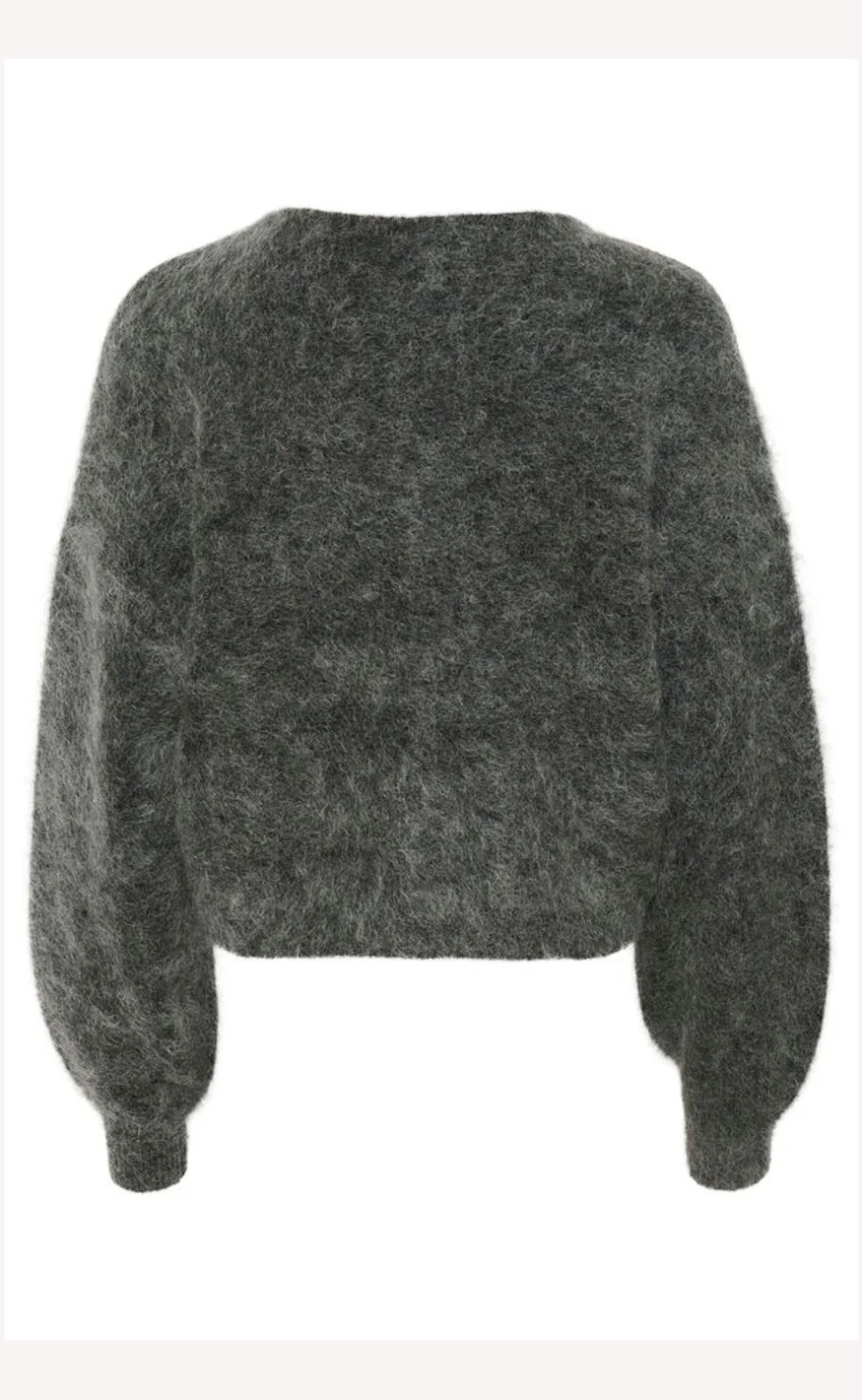 Gestuz Cardigan - Debbie - Charcoal Melange - Image 3
