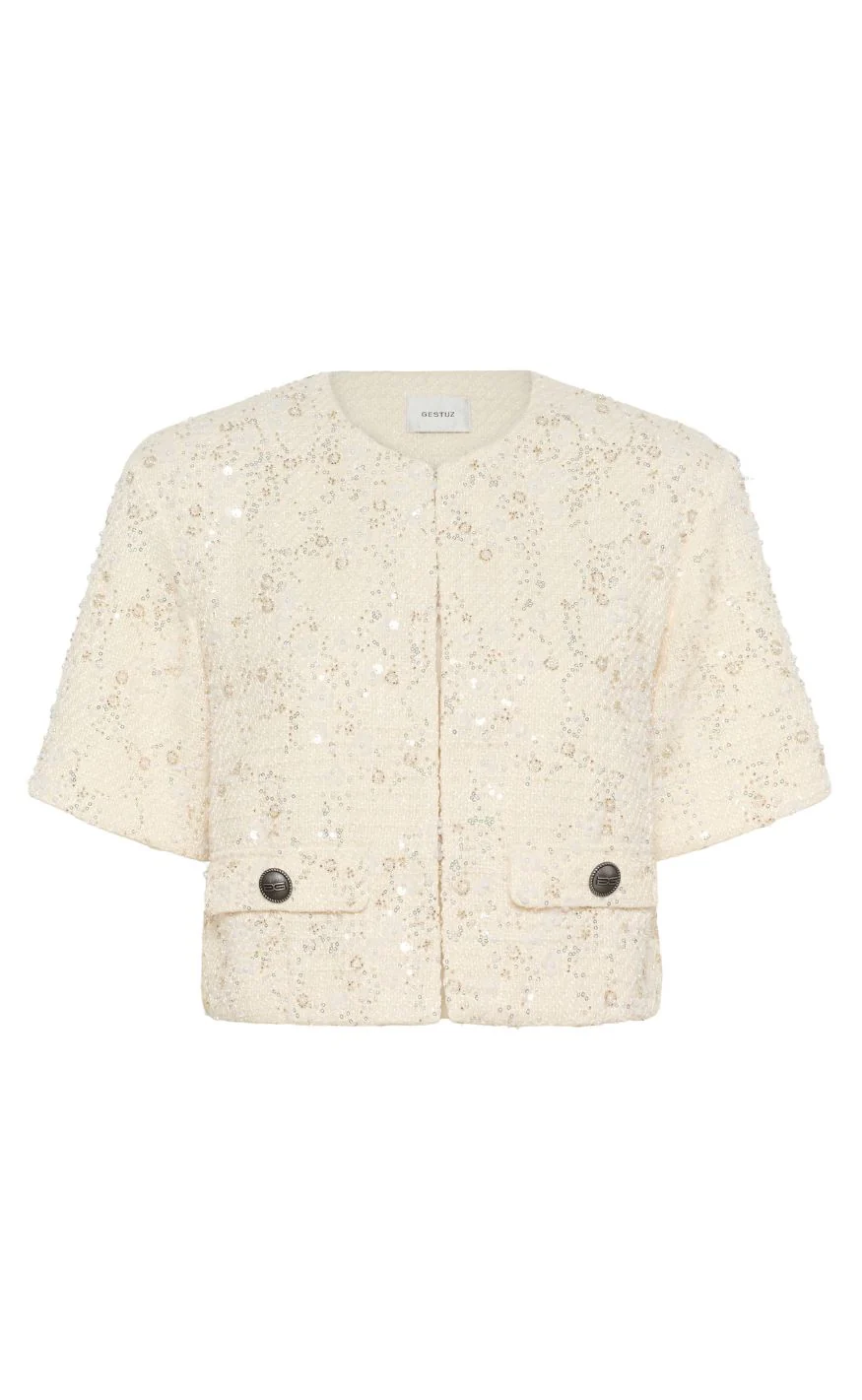 Gestuz Jakke - Chanaya - Off White Pearls