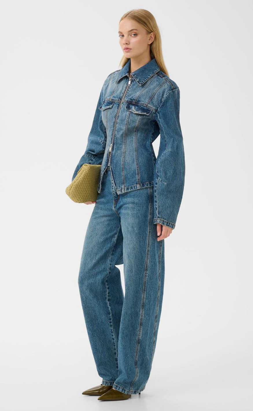 Gestuz Jakke - Melu - Classic Mid Blue Wash - Image 4
