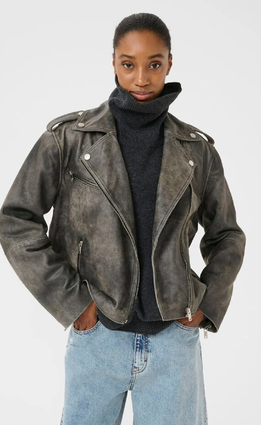 Gestuz Jakke - Naomi - Cold Cintage Grey - Image 7