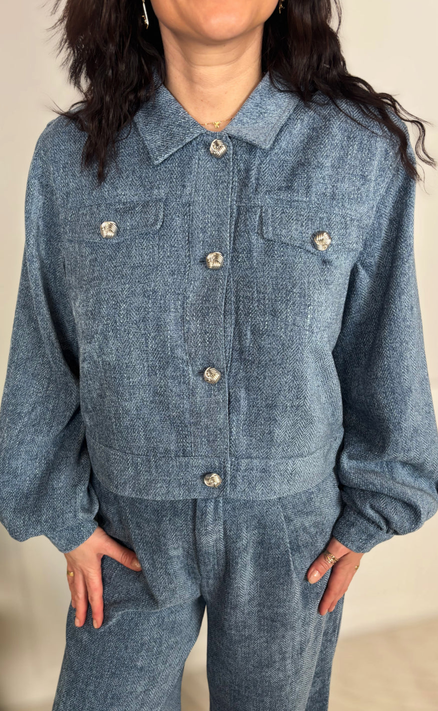 Gestuz Jakke - Vally - Denim Blue - Image 10