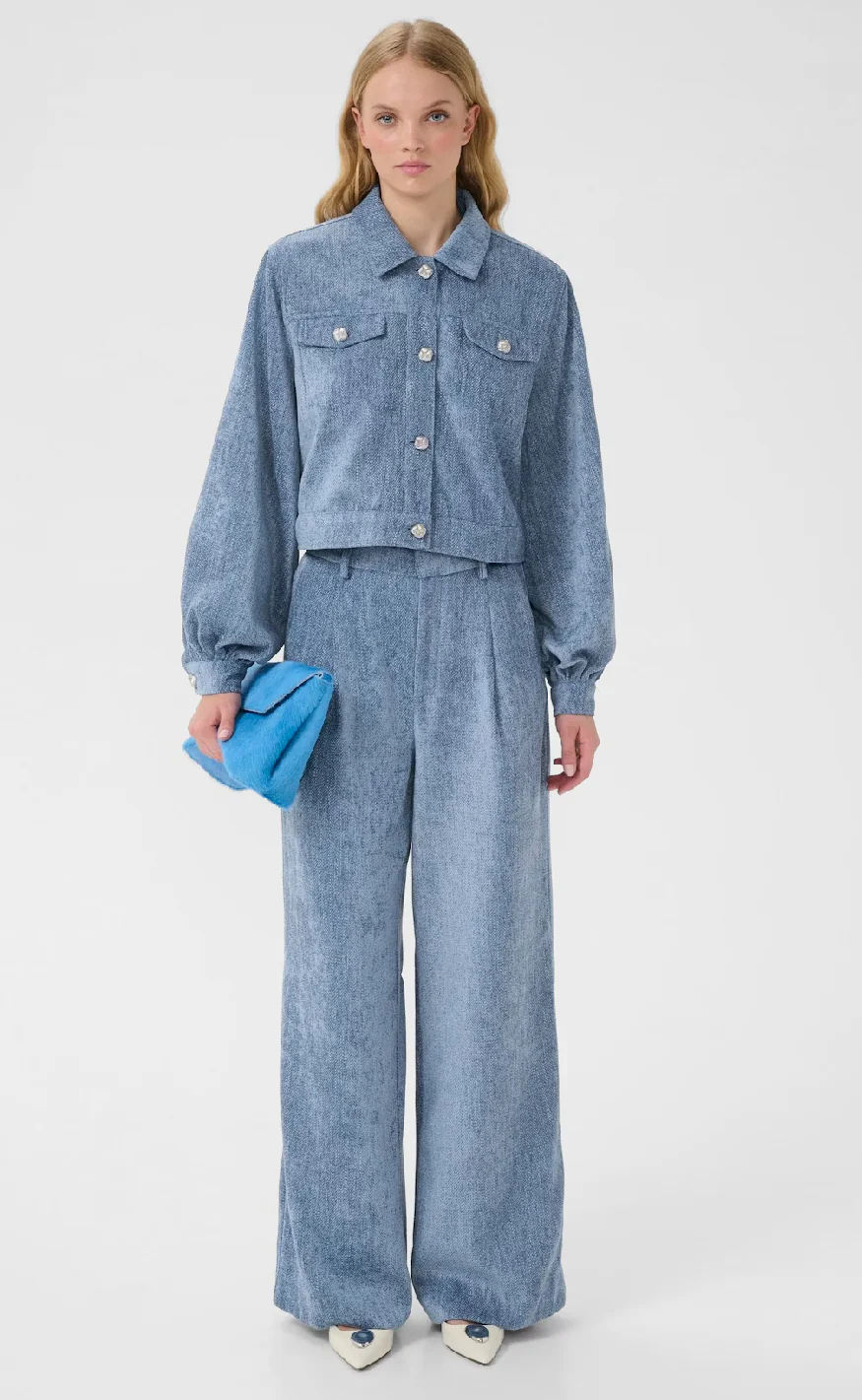 Gestuz Jakke - Vally - Denim Blue - Image 4