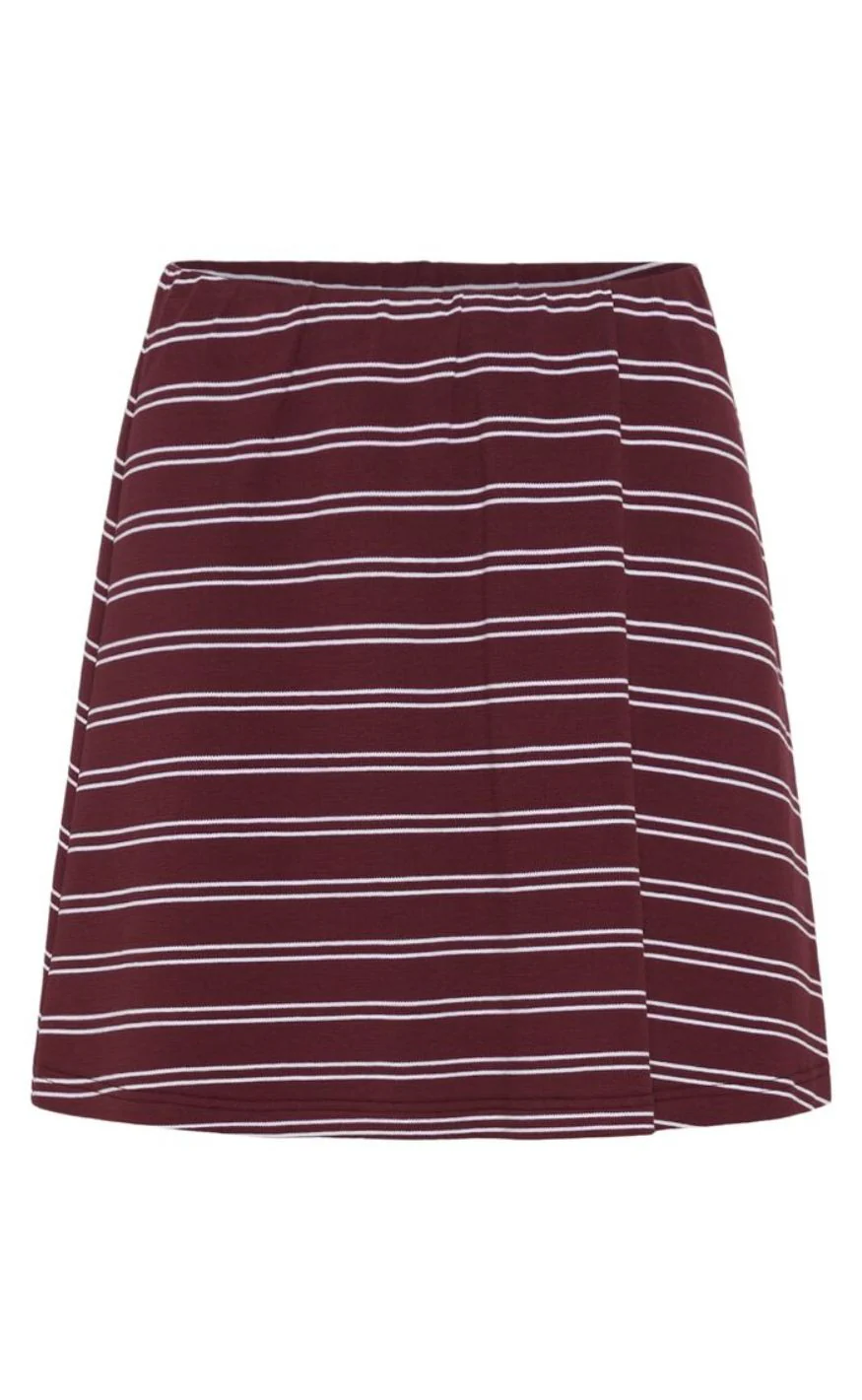 Gestuz Nederdel - Pilova - Cabernet Striped - Image 2