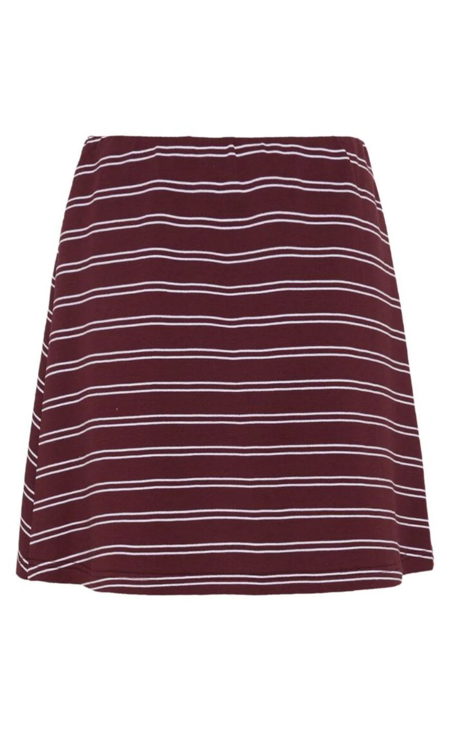Gestuz Nederdel - Pilova - Cabernet Striped - Image 4