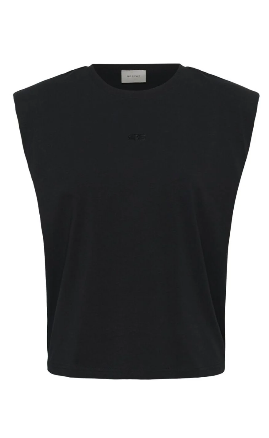 Gestuz T-shirt - Kathrin - Black