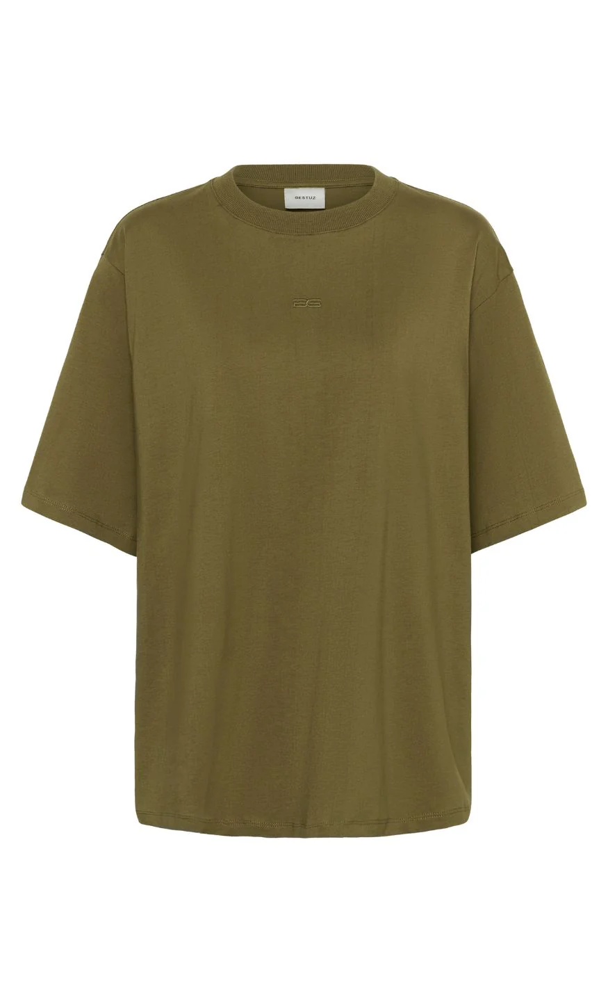 Gestuz T-shirt - Timune - Military Olive