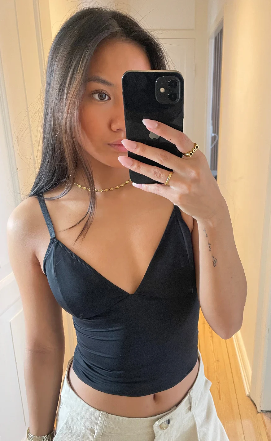 Gestuz Top - Cami - Black - Image 2