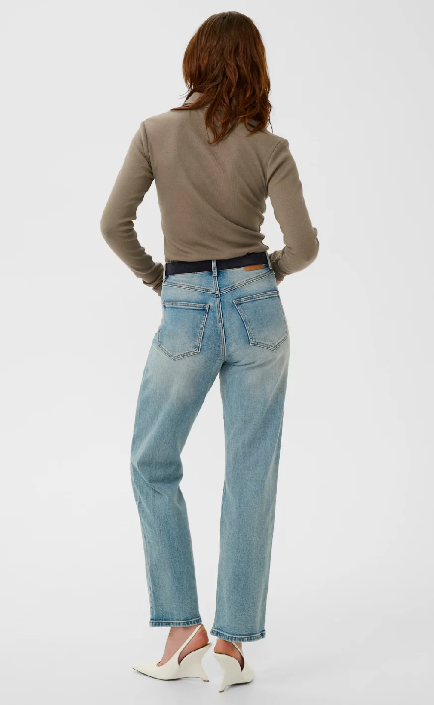 Gestuz Bluse - Drew LS Polo - Walnut - Image 4