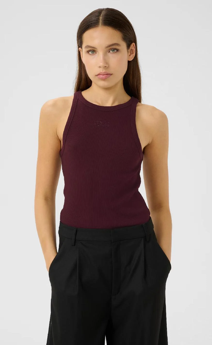 Gestuz Top - Drew Rhinestone - Aronia - Image 2