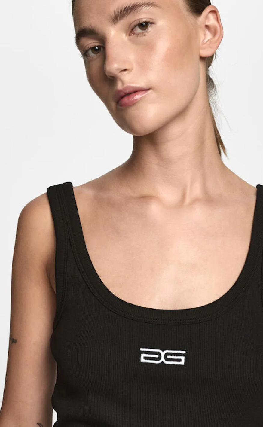 Gestuz Top - Drew SL Logo - Black - Image 5