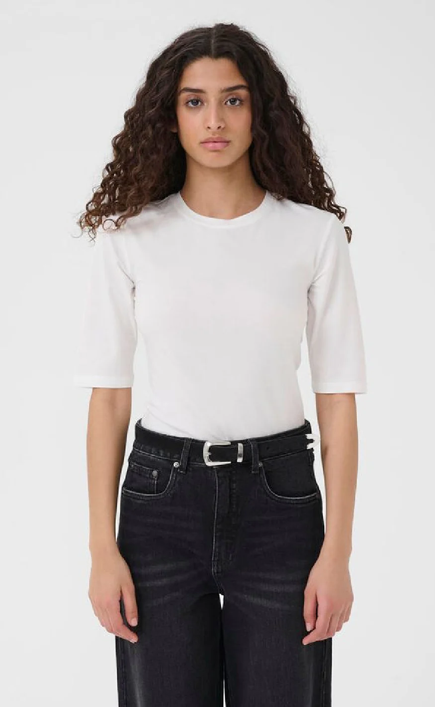 Gestuz T-Shirt - Mida - Egret - Image 2