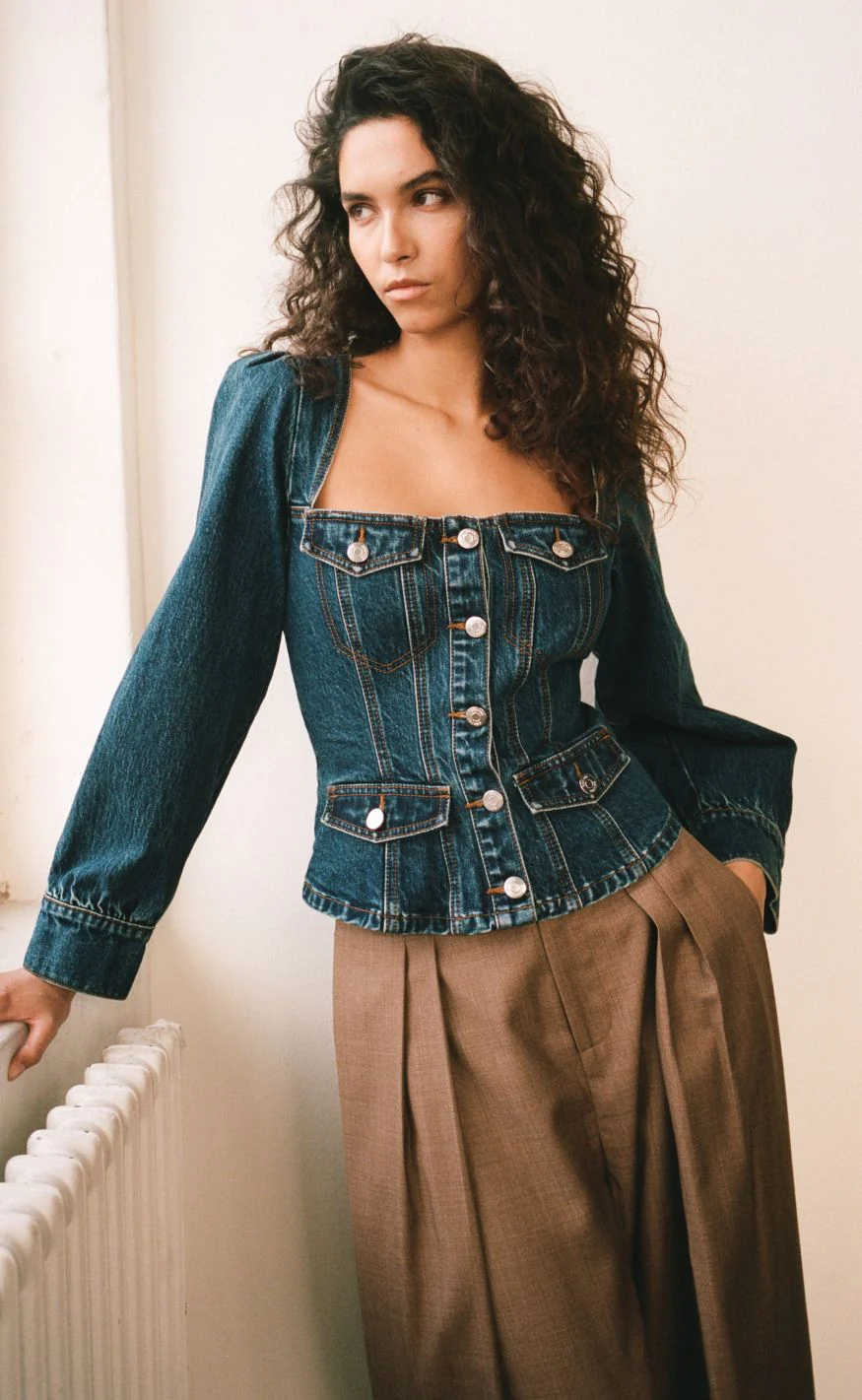 Gestuz Bluse - Samia - Indigo Blue - Image 3