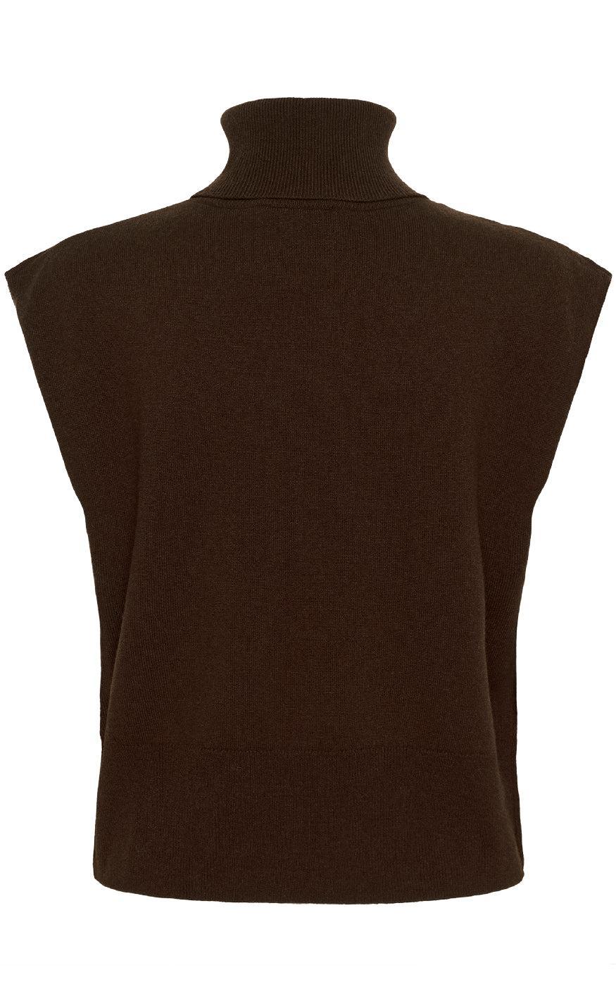 Gestuz Vest - Manzi - Deep Burnt Brown - Image 3