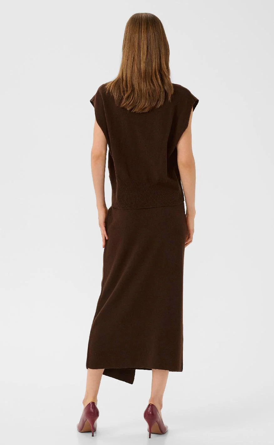 Gestuz Vest - Manzi - Deep Burnt Brown - Image 4
