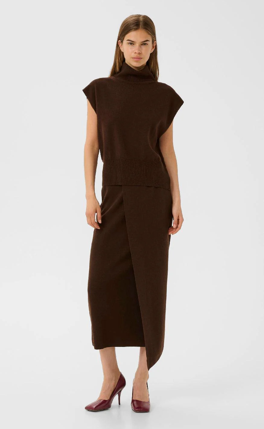 Gestuz Vest - Manzi - Deep Burnt Brown - Image 5