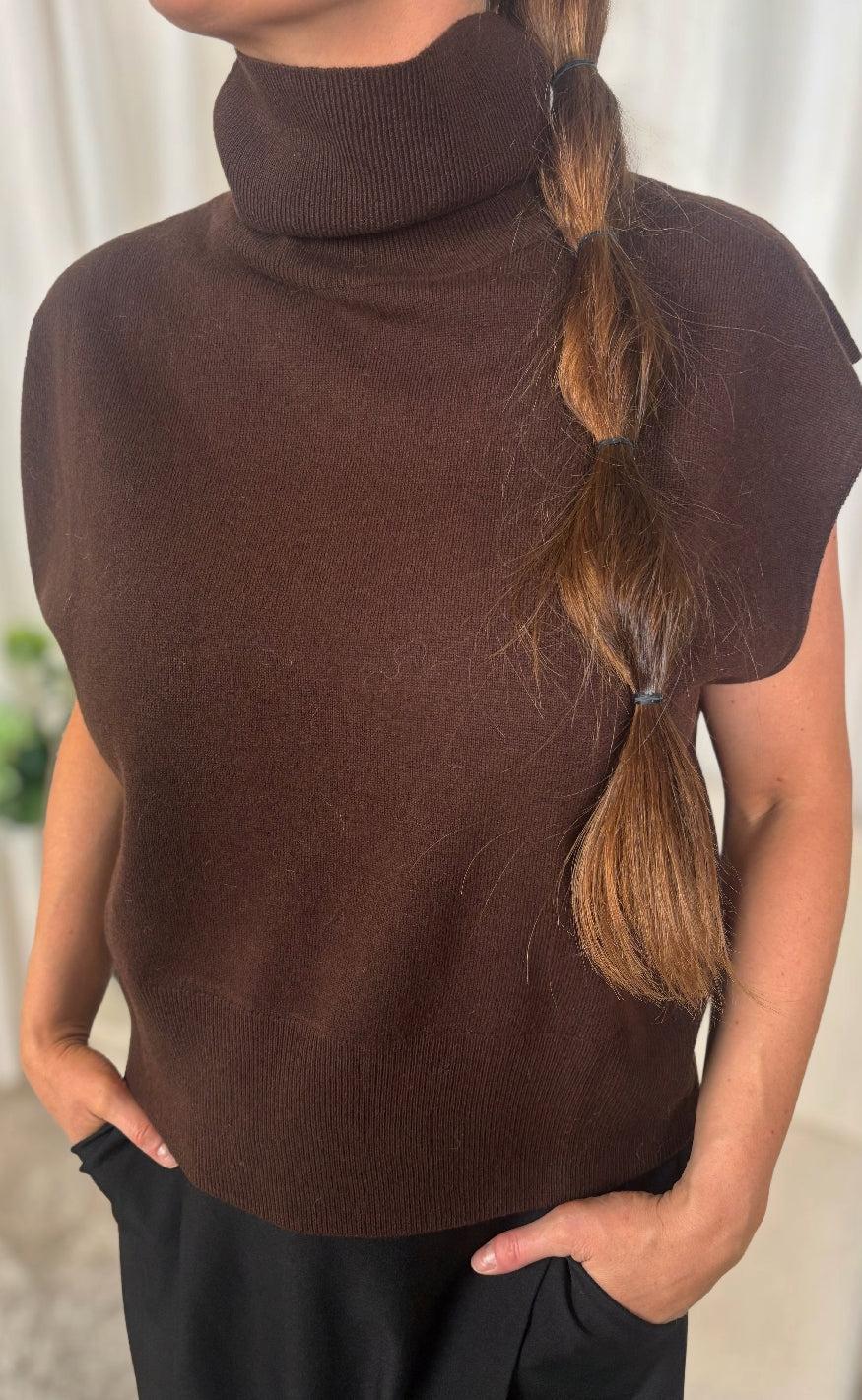 Gestuz Vest - Manzi - Deep Burnt Brown - Image 6