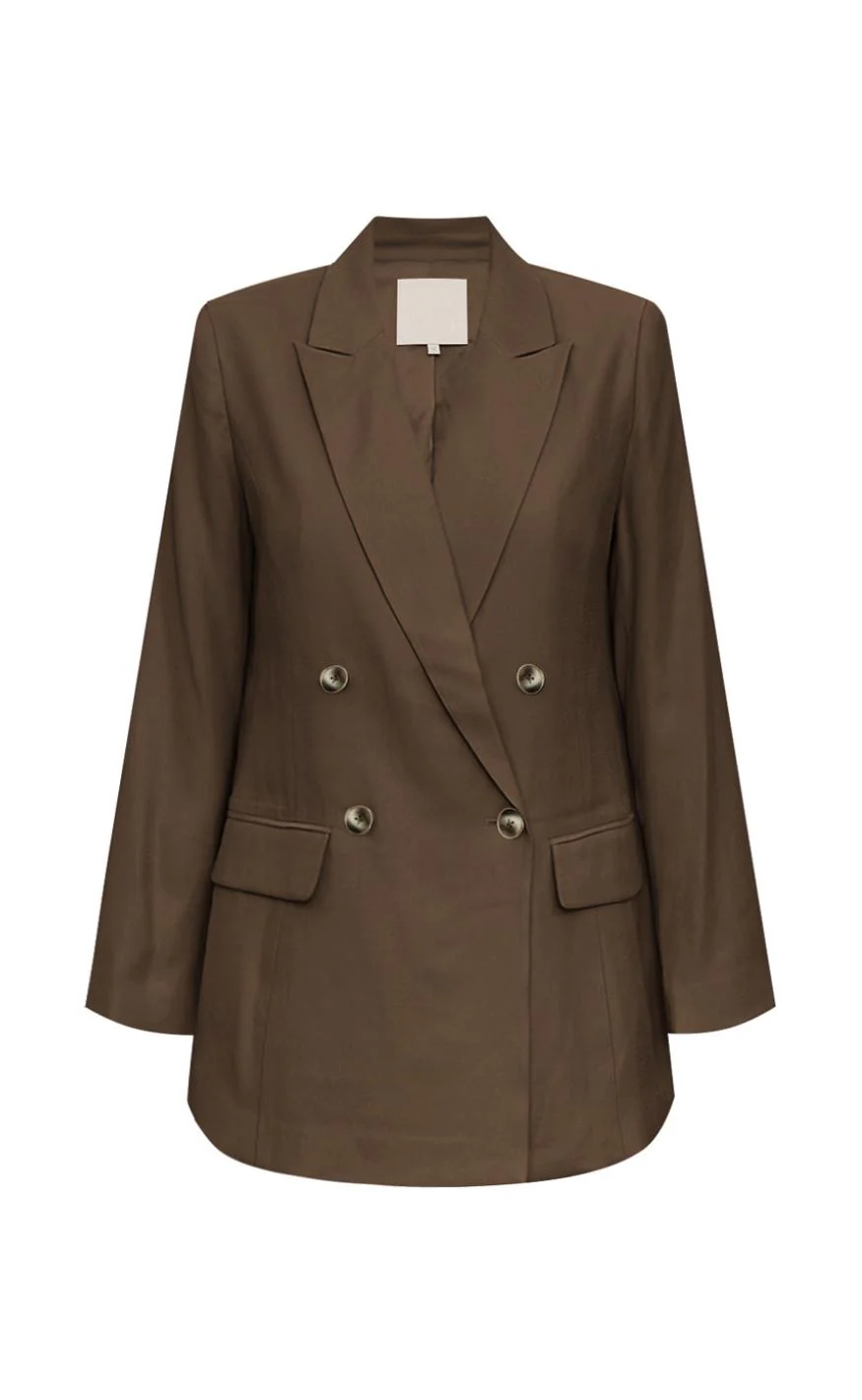 Gossia Blazer - Magga - Choko - Image 2