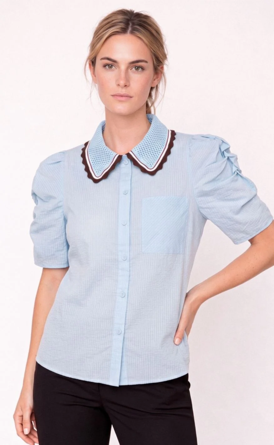 Gossia Bluse - Ally - Light Blue - Image 2