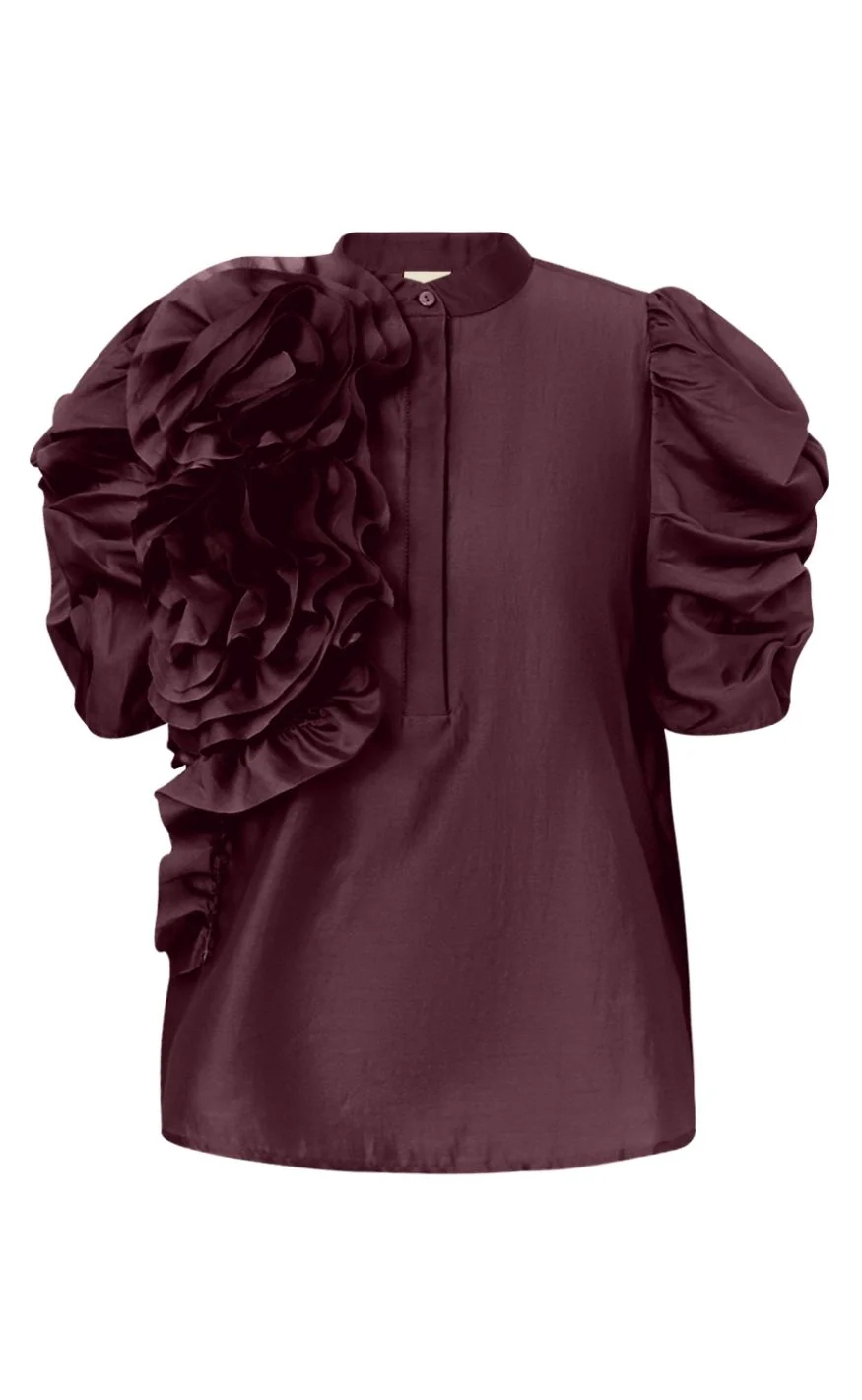 Gossia Bluse - Annsofi - Bourgogne