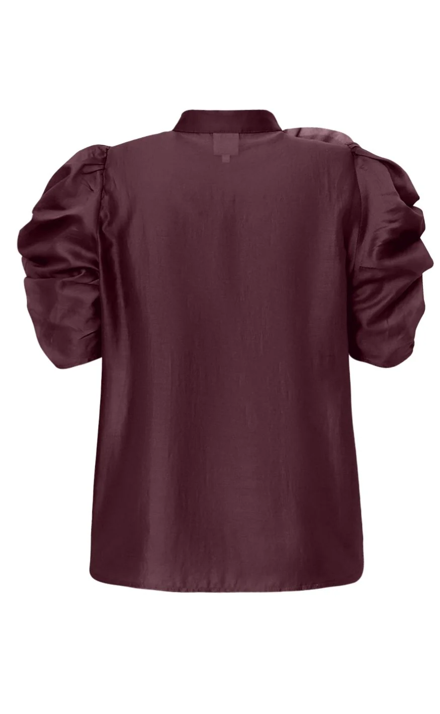 Gossia Bluse - Annsofi - Bourgogne - Image 2