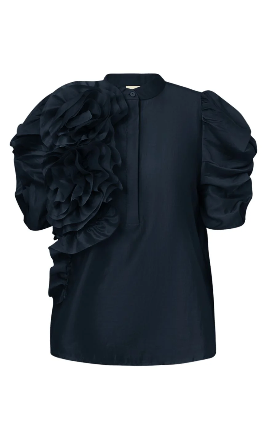Gossia Bluse - Annsofi - Navy