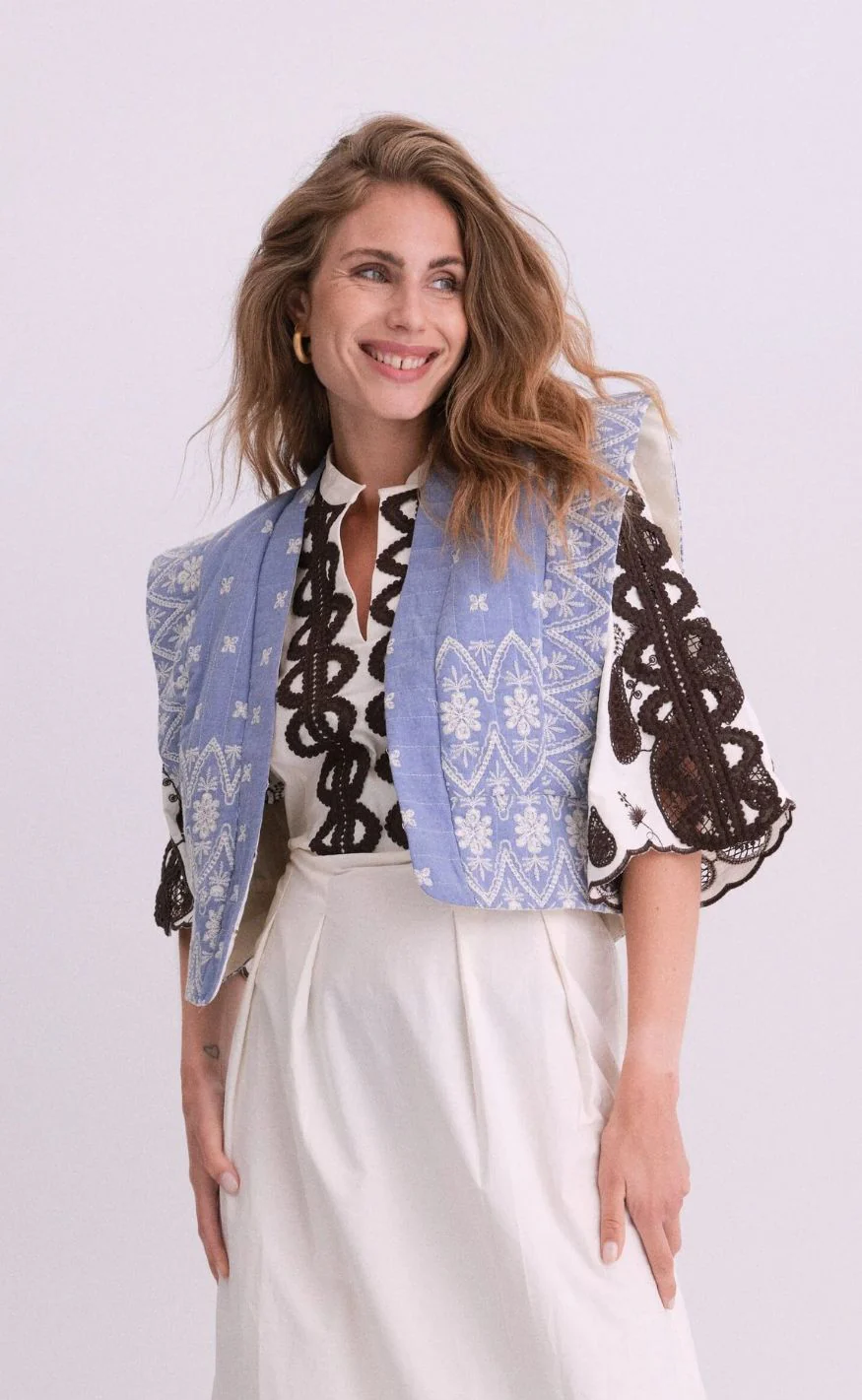 Gossia Vest - Anina - Chambrey Blue - Image 2